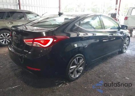 2014 Hyundai Elantra Limited из США, поврежденный, VIN 5NPDH4AE9EH460022